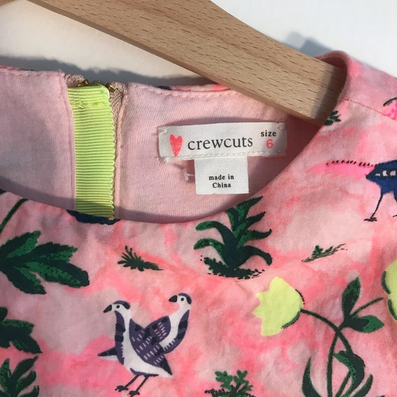 J. Crew crewcuts pink floral dress age 6 - Picture 5 of 8